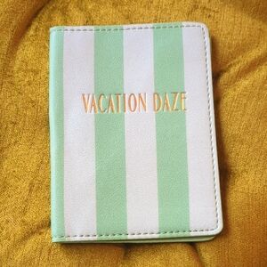 Anthropologie "Vacation Daze" Striped Passport Holder